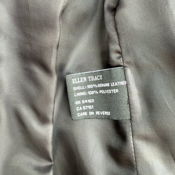 Ellen Tracy Lambskin Jacket Large Excellent condition - Picture 5 of 8